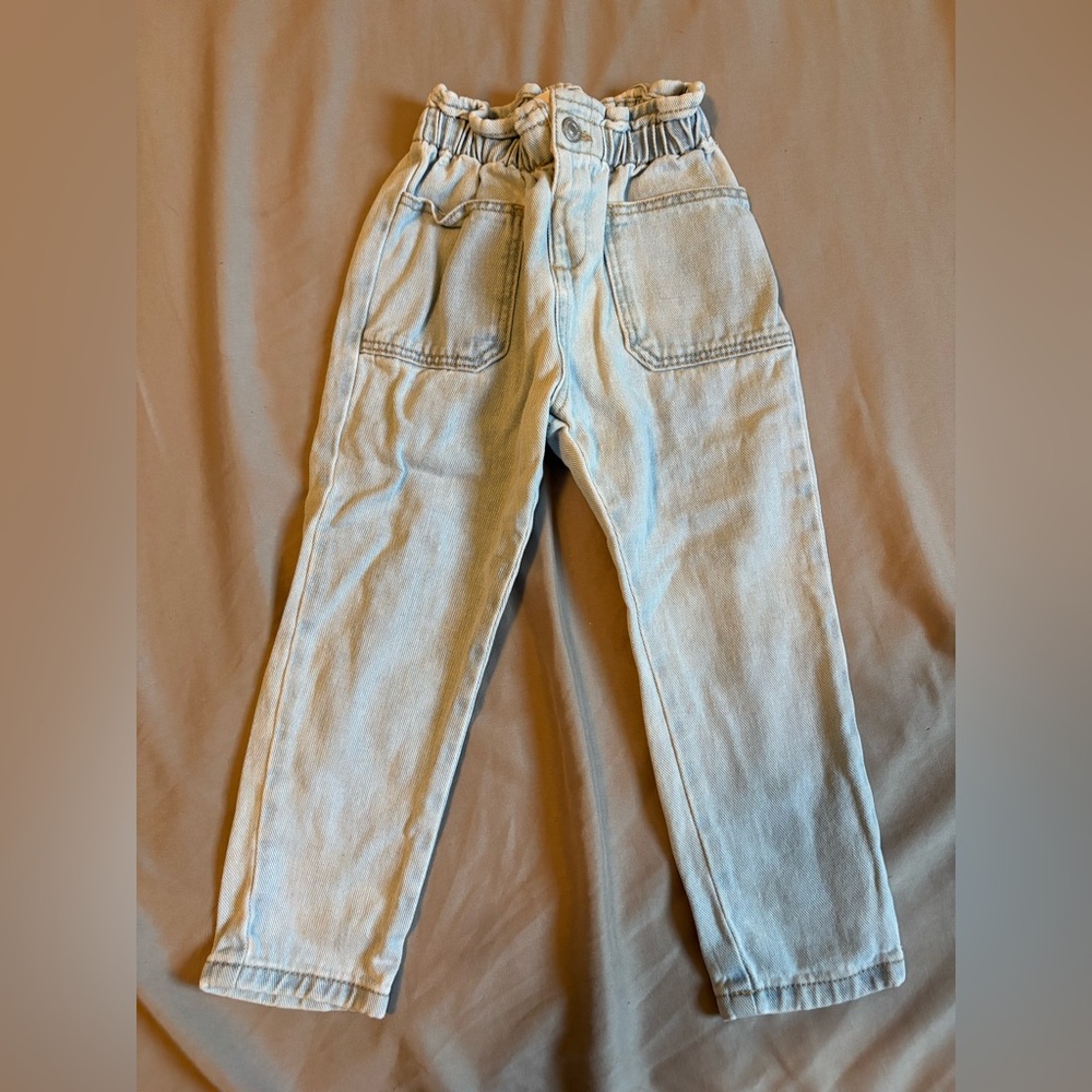 Zara paper bag jeans